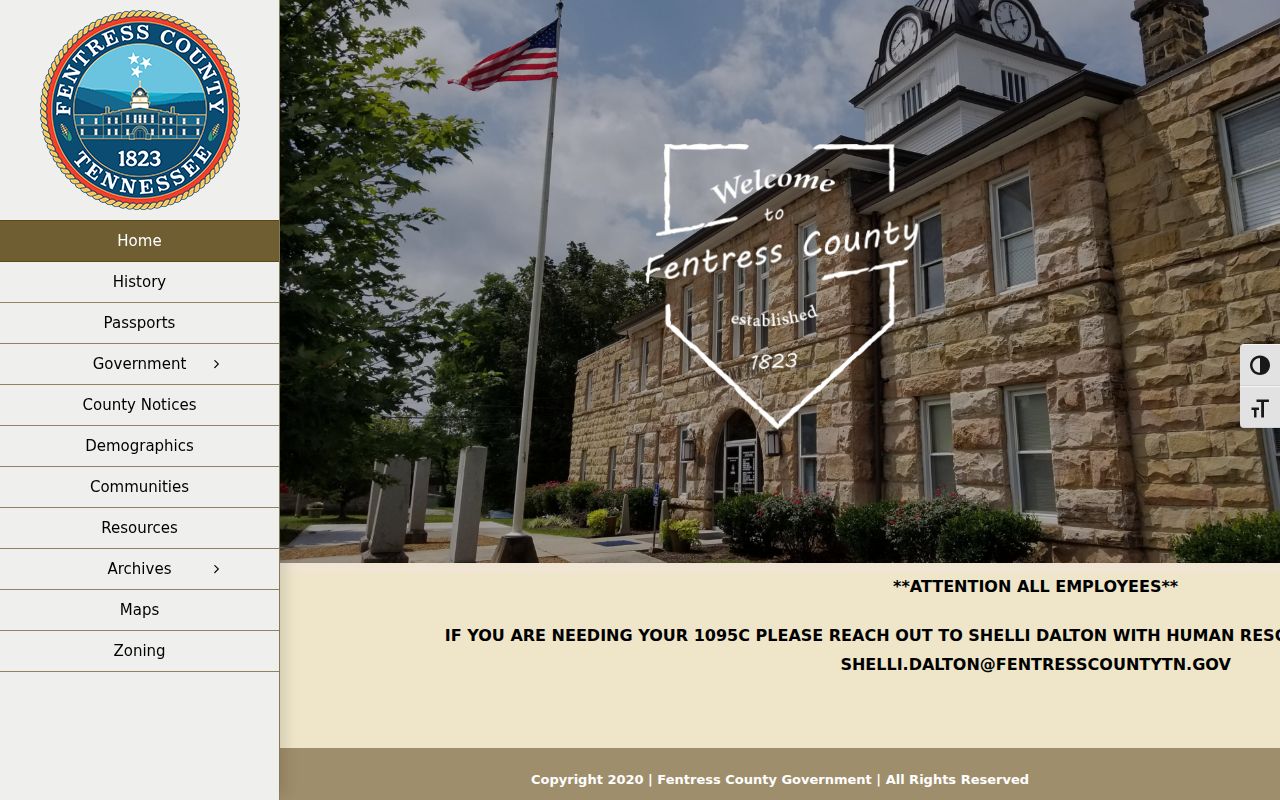Fentress County warrant records: official county government navigation